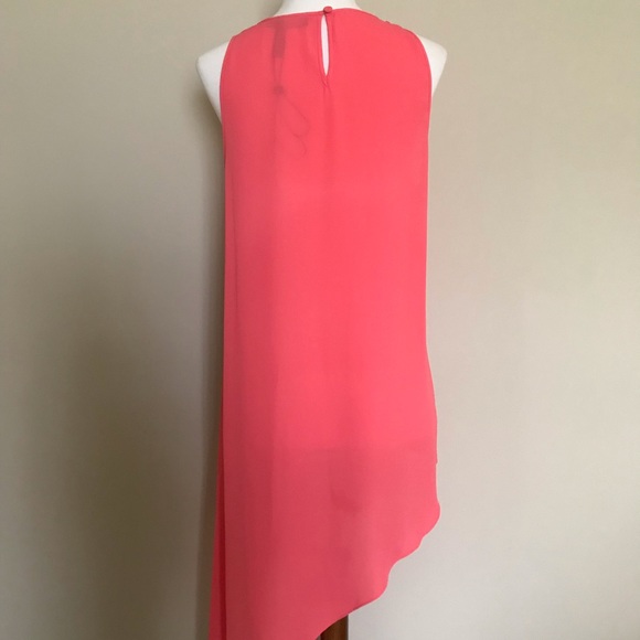 BCBG BCBGMAXAZRIA Asymmetric short sleeve tunic - Picture 4 of 7